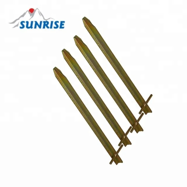 56878C# 50cm Heavy Duty T shape T-Iron Steel peg