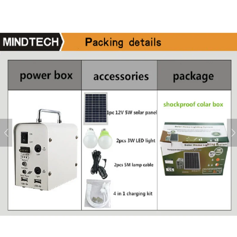 Osum shenzhen factor direct 20w solar home lighting system