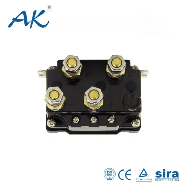 AOKAI ADC400X-I 12V, 24V, 48V DC Contactor Used in Electric Car Intermittent Working Winch Relay