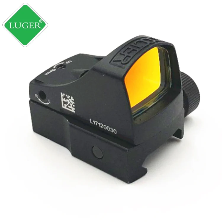 Люгер 1X25Mini Красный точка зрения Регулируемая тактический