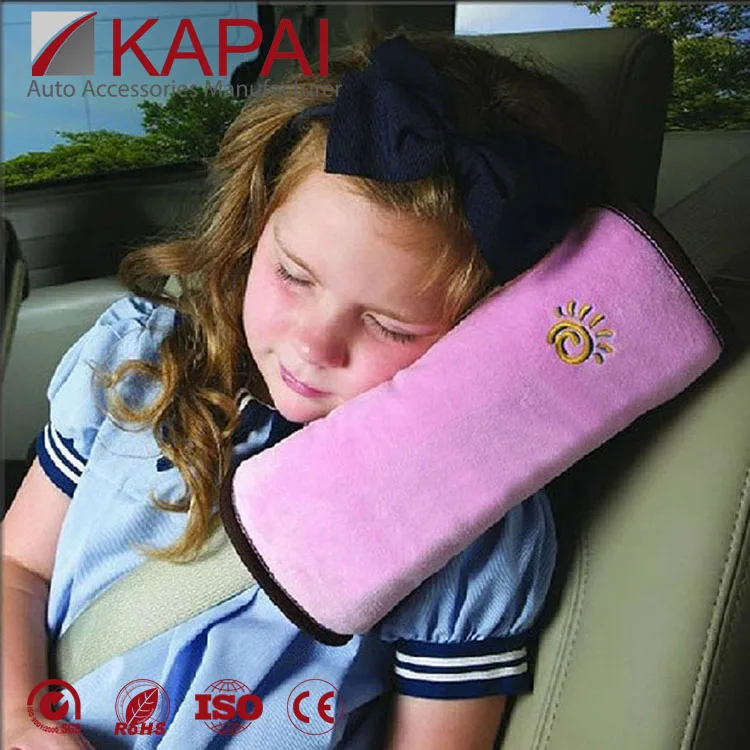 Car Vehicle Seat Belt Pillow Cover Shoulder Pad Cushion Protector Comfortable Driving for Kids