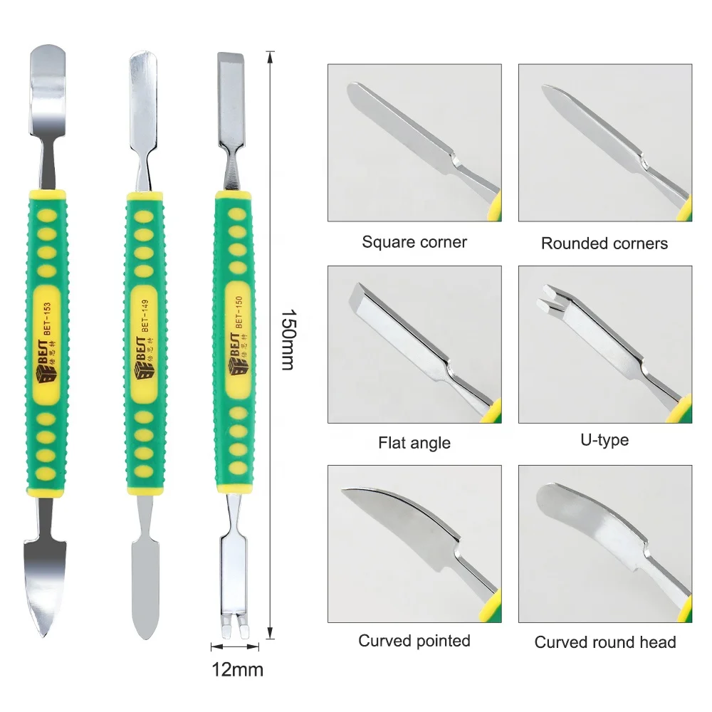 BST-149 6 in 1 Mobile Phone Laptop PC Hand Tools double head Disassemble Opening Pry Repair Repairing Tools