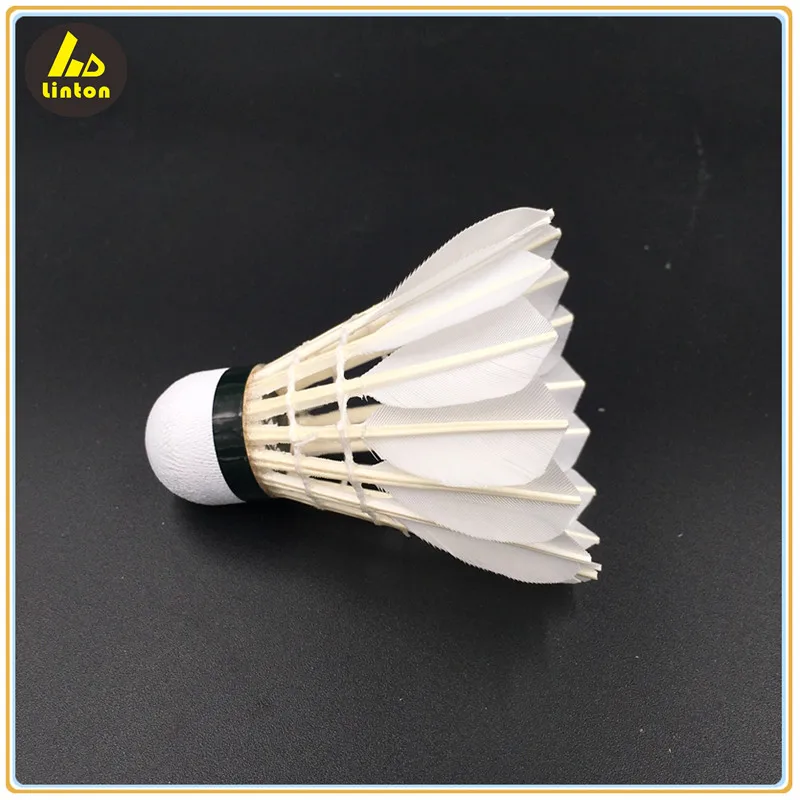 Chinese factory best sale in Korea goose feather with lowest price badminton shuttlecock