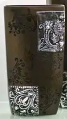 Antique Style Hand Painted Resin Tabletop Home Decor Resin Vase