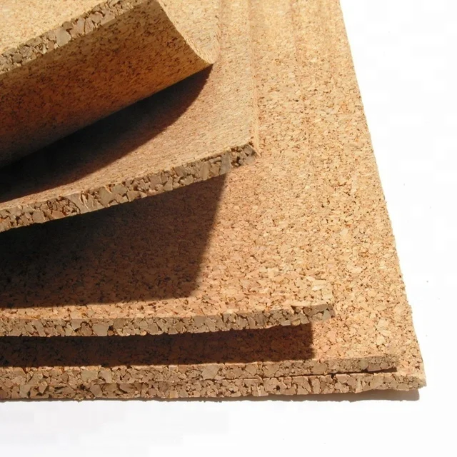 Acoustic cork underlayment