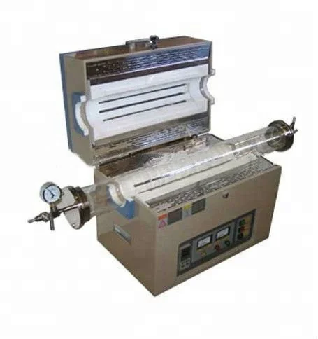 1200C vacuum tube furnace with K type thermocouple