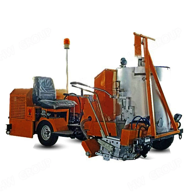 
China Famous Trademrak HW Safe Thermoplastic Automatic Road Marking Machines for asphalt High way 
