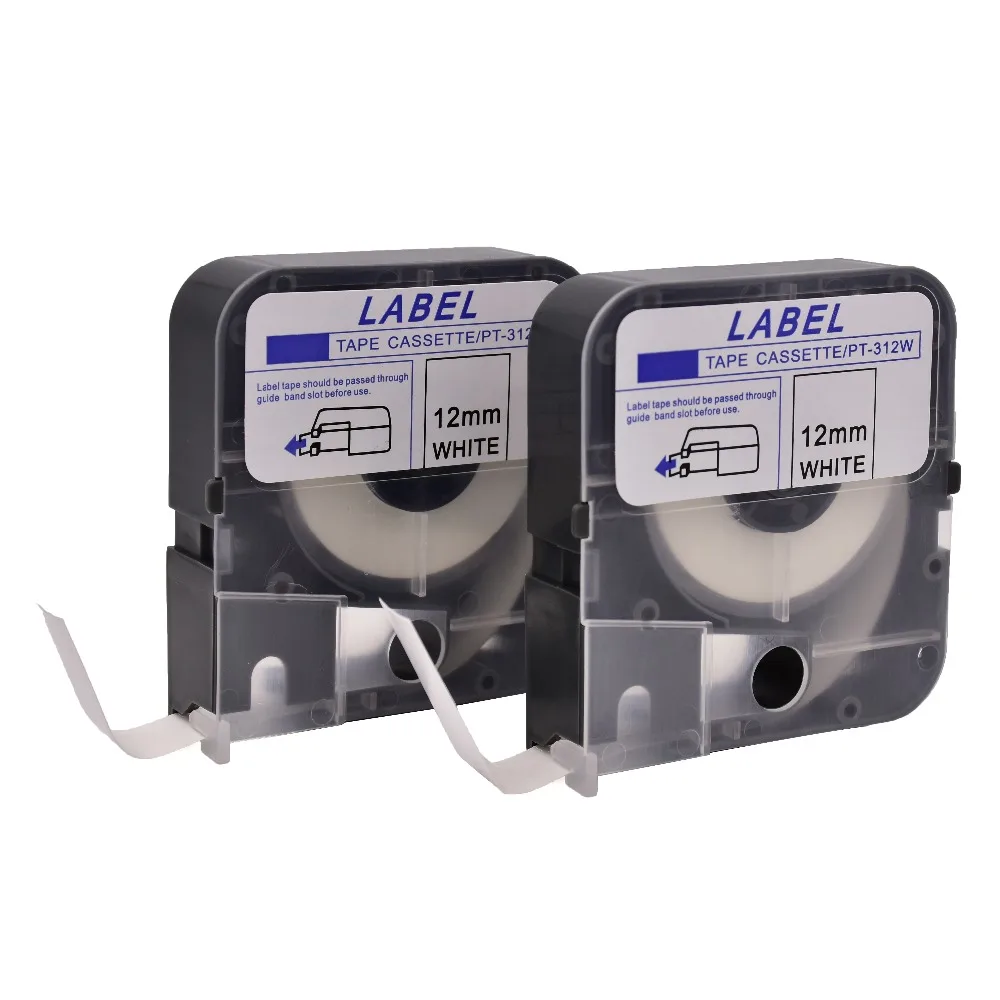 PUTY MAX label лента 12 мм белый LM-TP312W для макс LETATWIN принтер LM-380E LM-370A