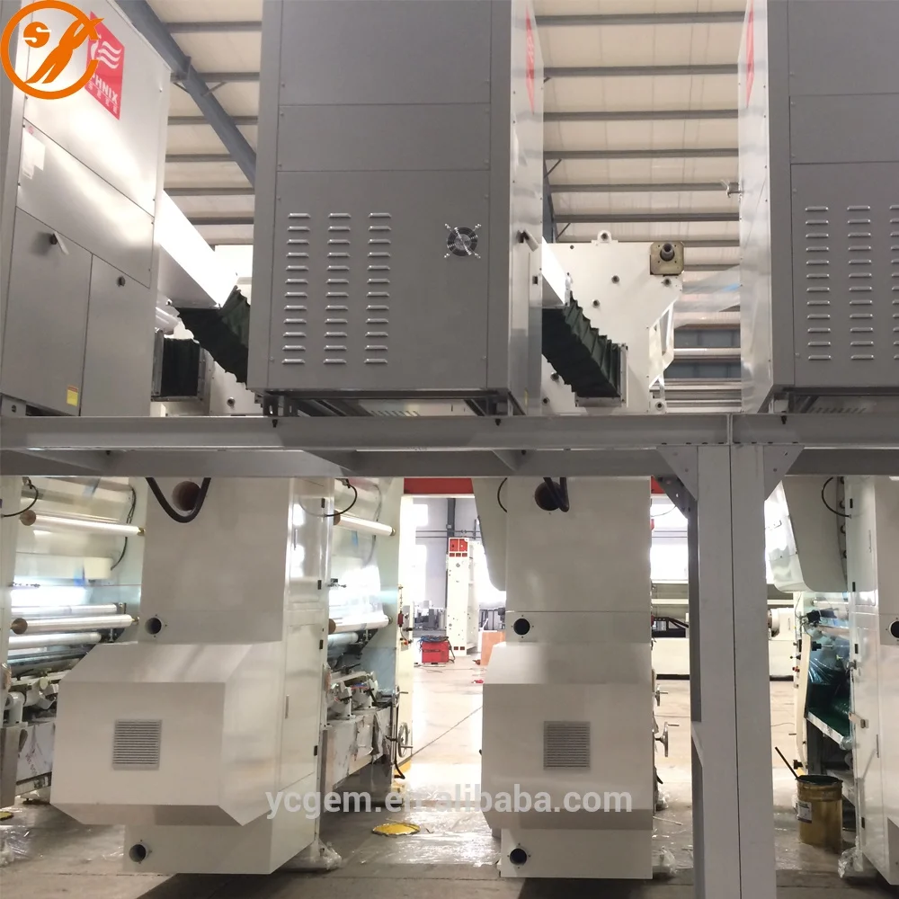 250 m/min plastic film rotogravure printing machine in flex package