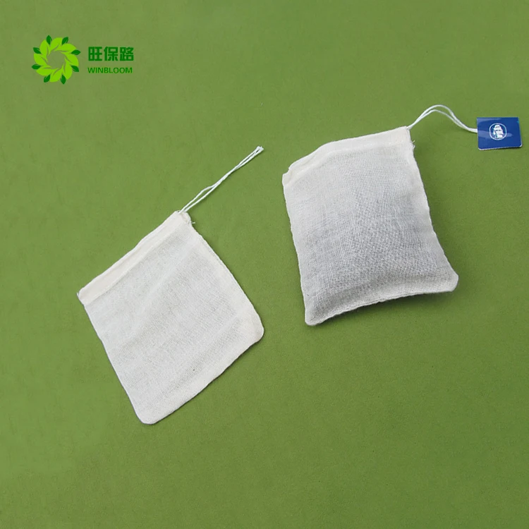 Wholesale Eco Friendly Cotton Folded Tea Bag For Packaging With Logo