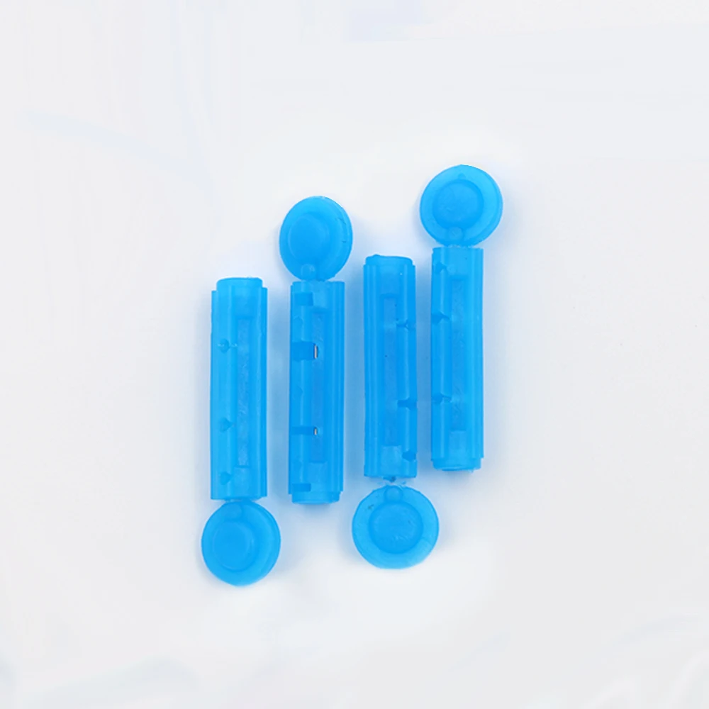 Disposable medical consumable auto safety blood lancet/needle with painless