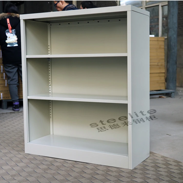 Оптовая продажа, заводская цена, высококачественные металлические шкафчики, полки, шкафы, 3 полки, шкафы без двери