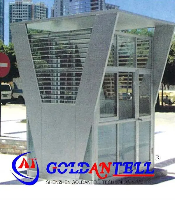 Low cost security guard house parking lot barrier security guard box & parking lot management system & sentry box