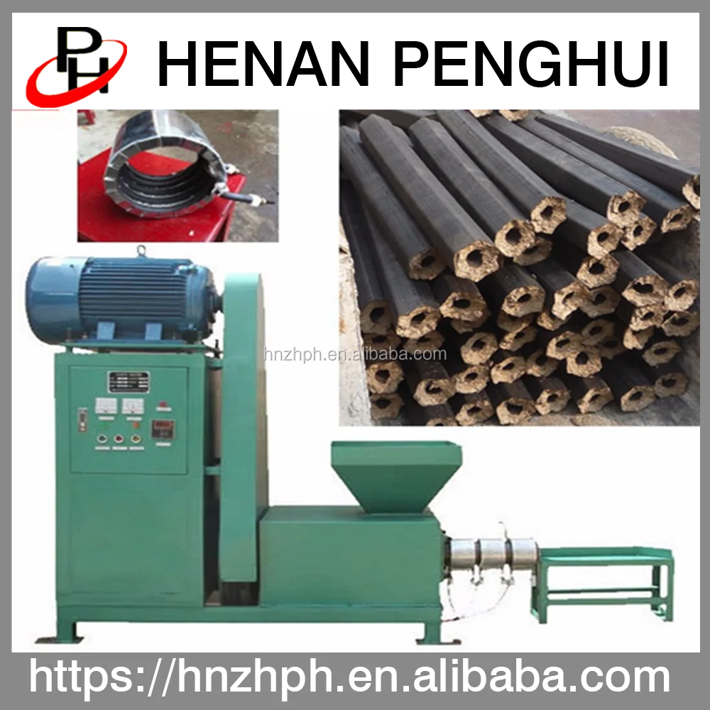 High Efficiency Corn Cob Straw Hay Sugarcane Bagasse Charcoal Powder Briquette Machine
