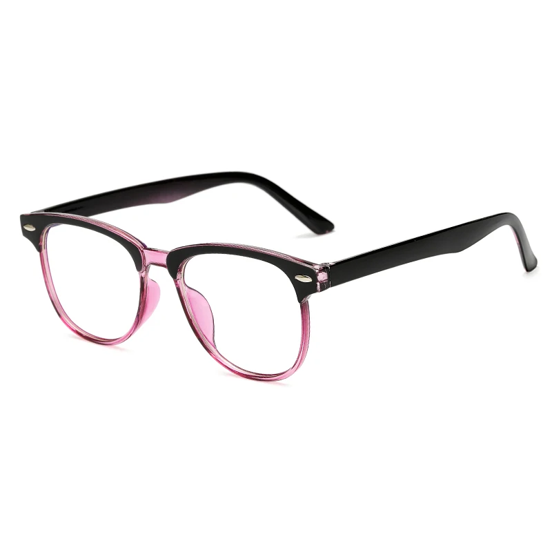Vintage Half Frame Square Nail Optical Frames Glasses For Women Men