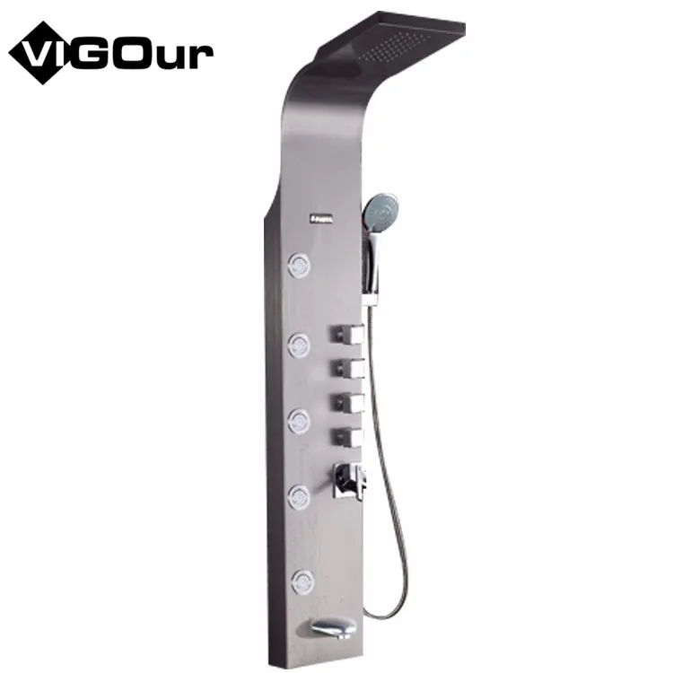 2020 modern design stainless steel honeycomb wallshower panel