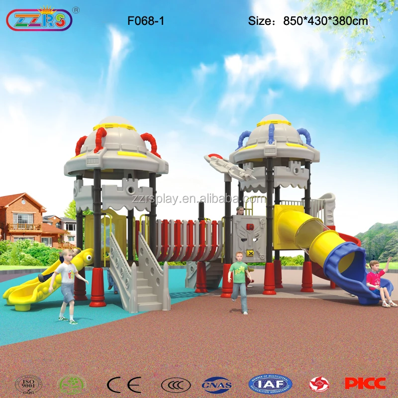 hot sale plastic playground equipment outdoor jungle gym for kids