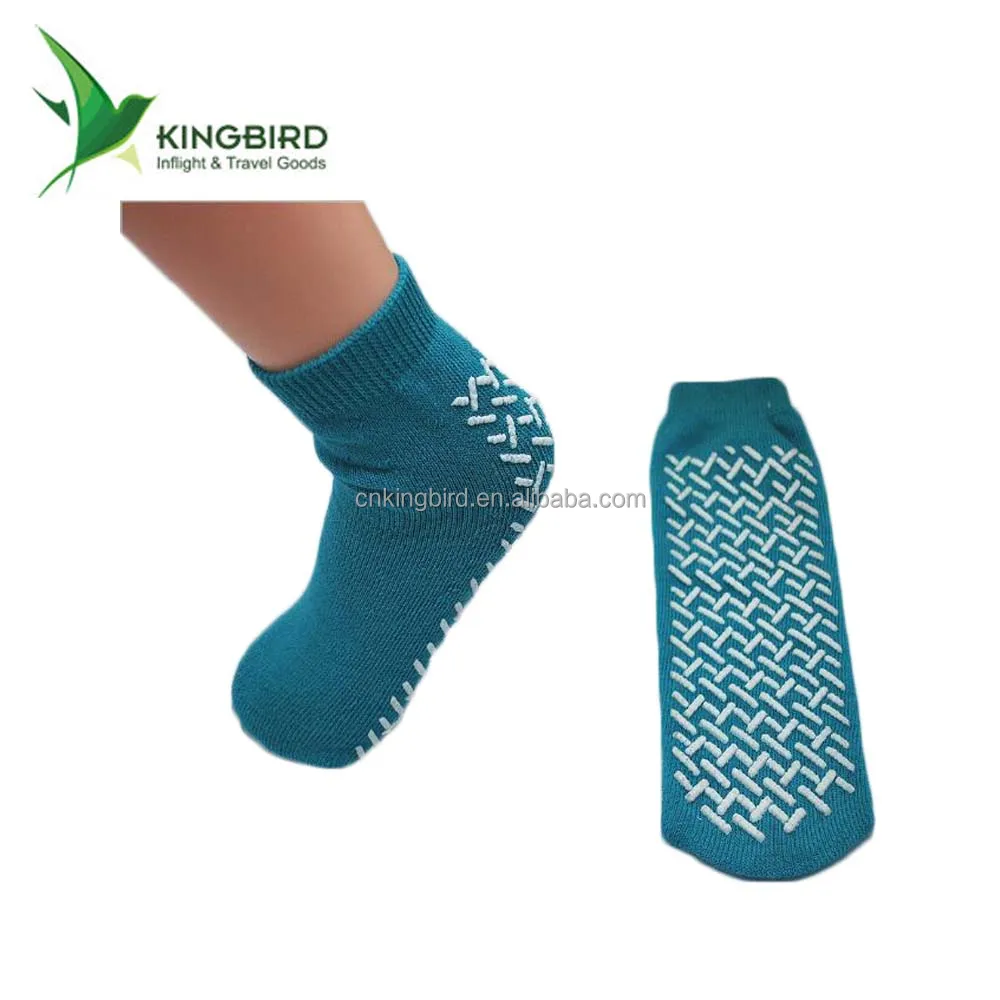 Yellow Universal Size Disposable Anti-Slip Children Outdoor Slipper Socks