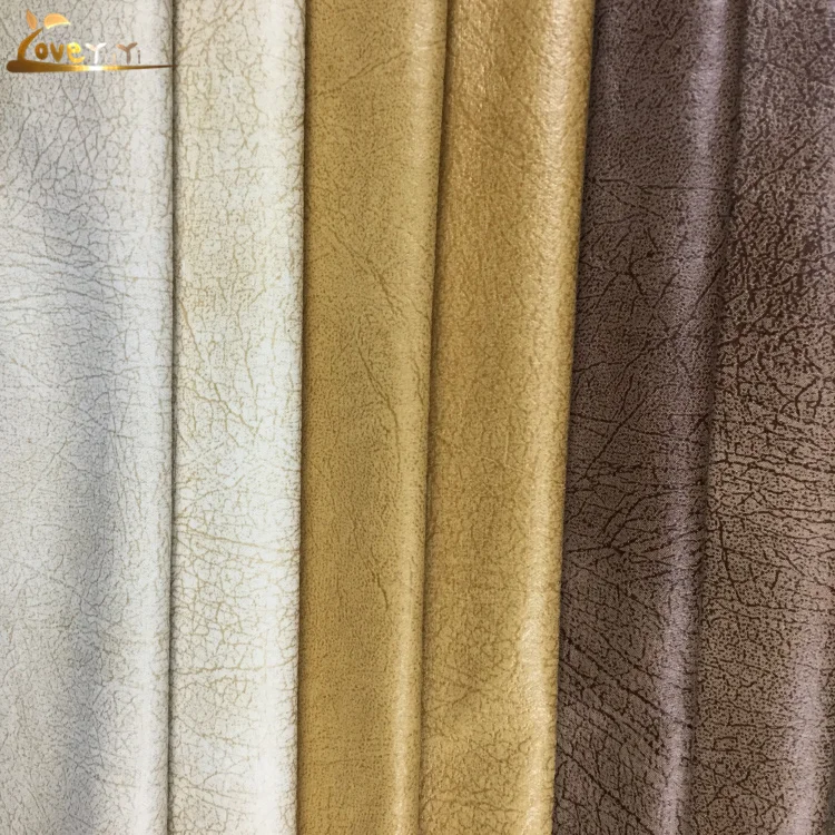wholesale faux leather suede knitted upholstery sofa fabric