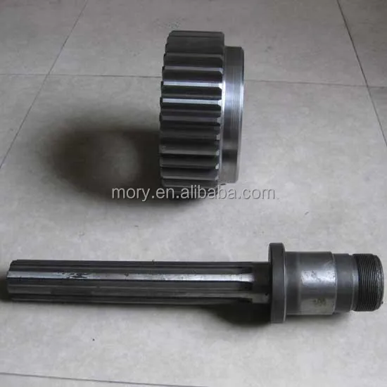 OEM shop CNC milling spindle ground shaft gearing