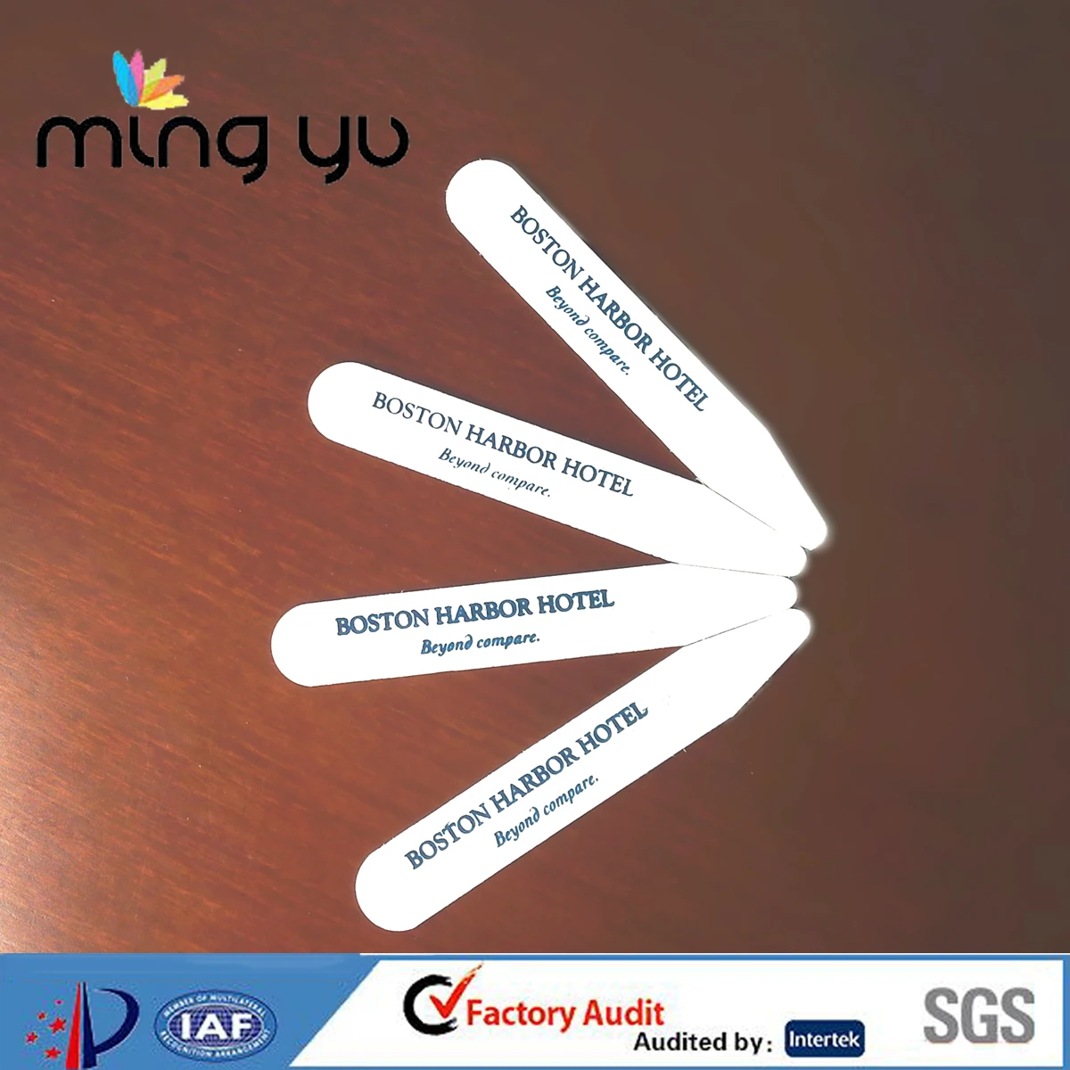 Hot Sale Eco-friendly Custom Printing Shell Collar Stays