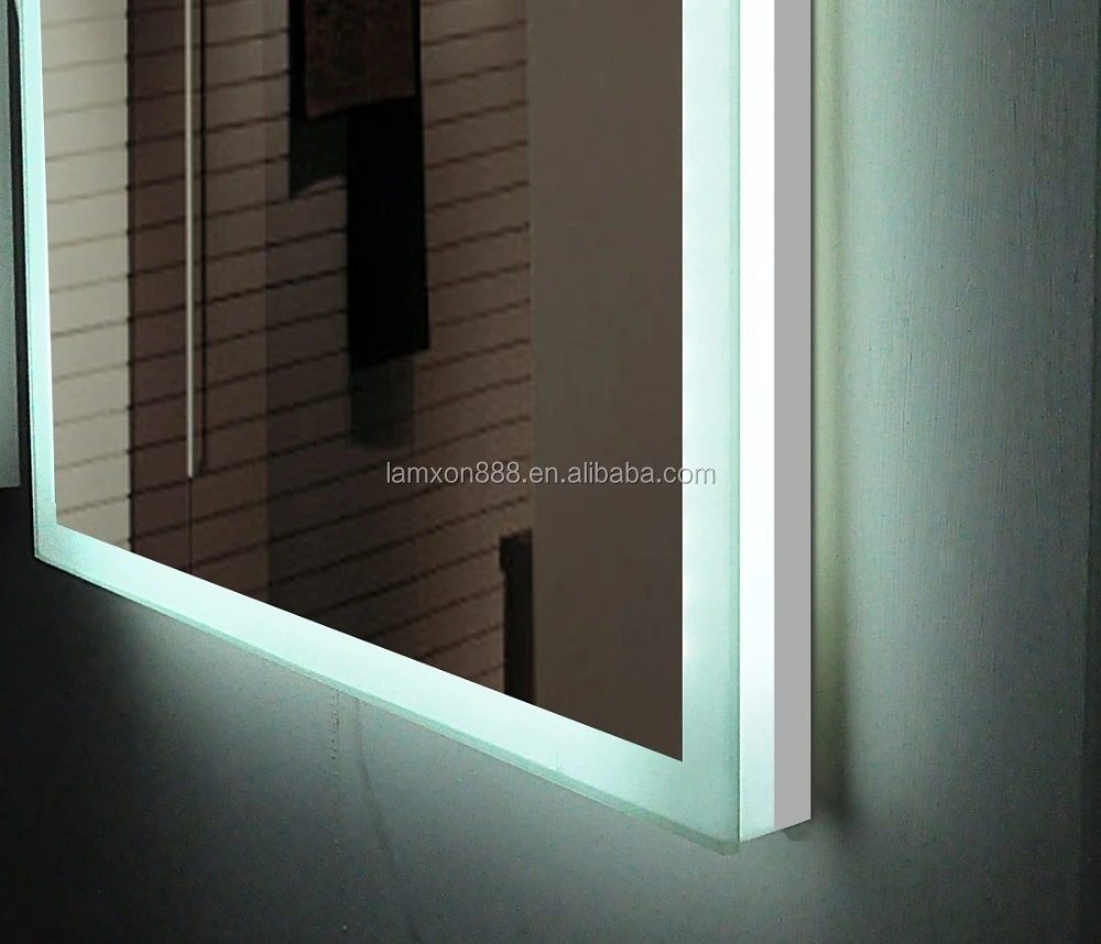 Lamxon feature type modern vanity lighted mirror for hotel bathroom Illuminated mirror