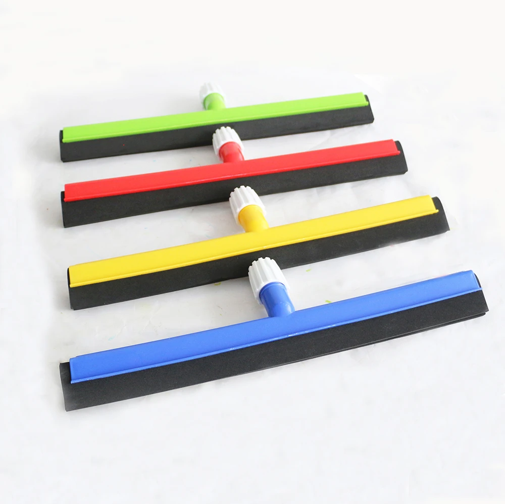 Item No0045 plastic floor cleaning squeegee wiper with double EVA