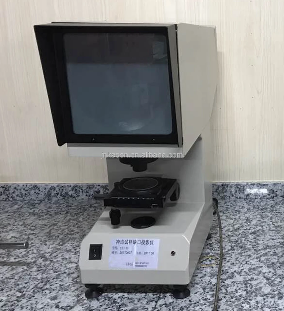CST-50 Impact Specimen u/v Notch Profile Projector Measuring Specimen Projector