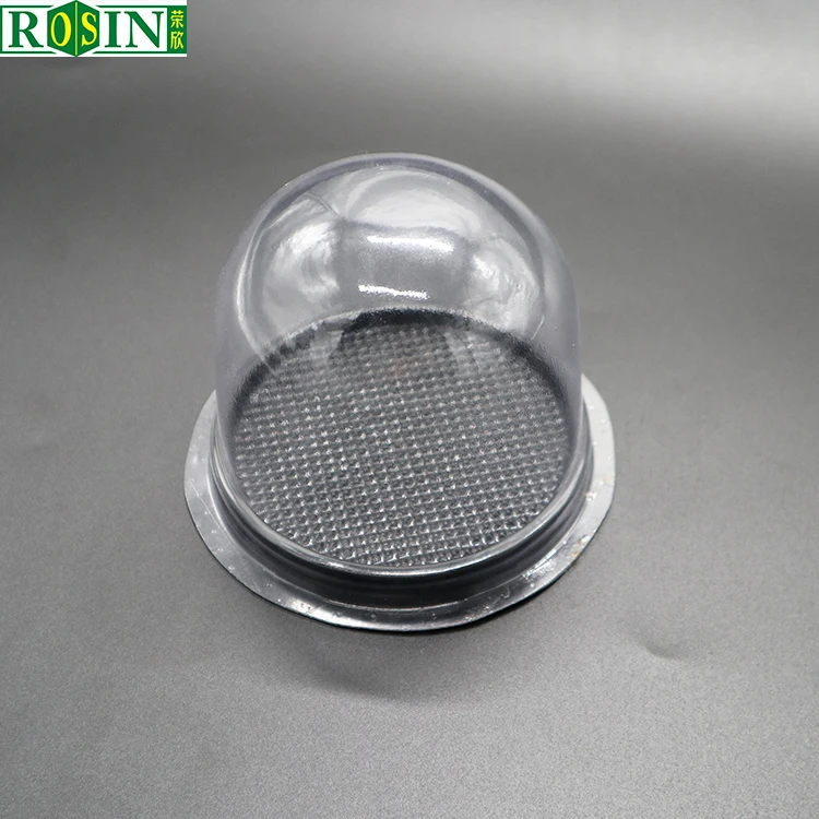 custom transparent plastic packaging cake tray round pet cake container with clear dome lid