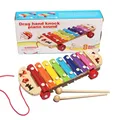 High Quality 1PC Fashion Baby Kid Musical Toys Xylophone Wisdom Development Wooden Instrument Free Shipping