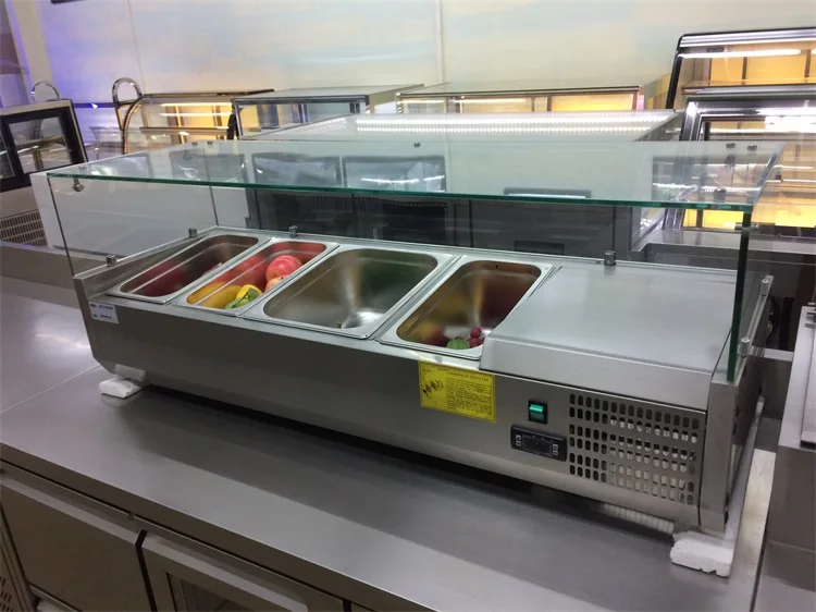 Стол для приготовления сэндвичей из нержавеющей стали