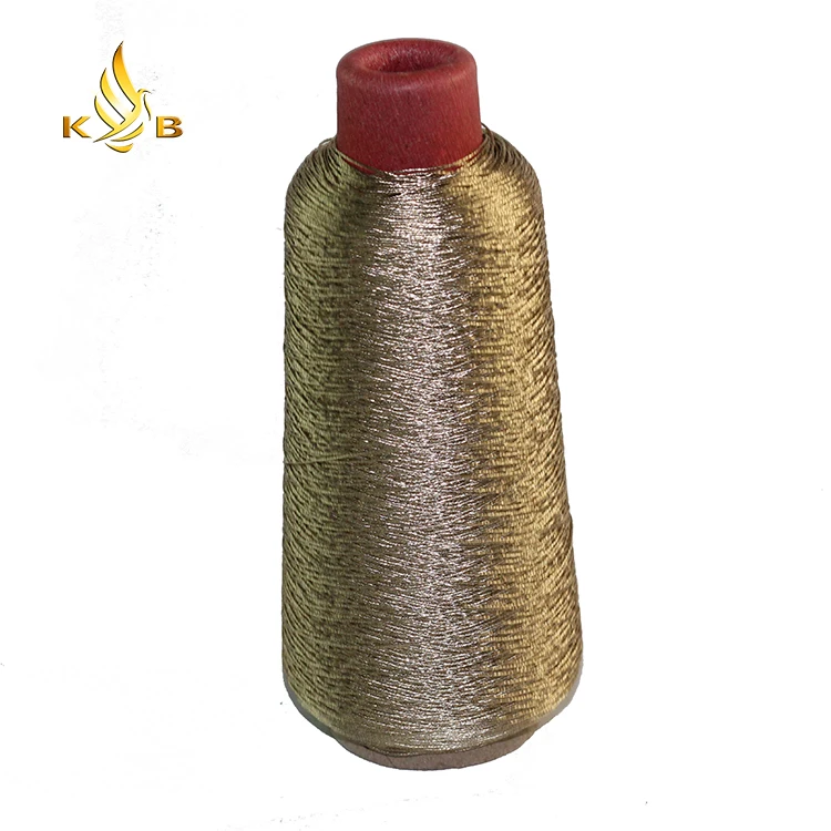 Polyester metallic yarn lurex yarn