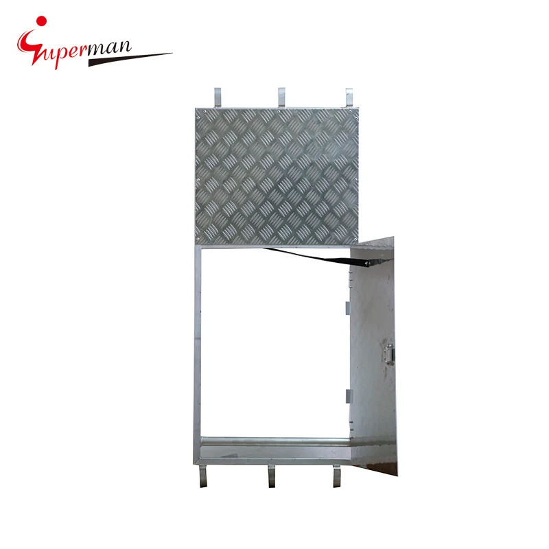 Scaffold boards plastic galvanized steel deck railing steel planks with hook