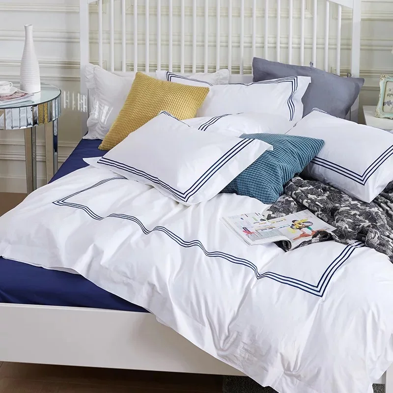 Hotel used bedding set 100% cotton fabric for dealers with competitive price