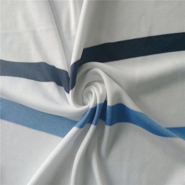 Wholesale Stock Lot Custom 1*1 Spandex Yarn Dyed Cotton Stripe Fabric