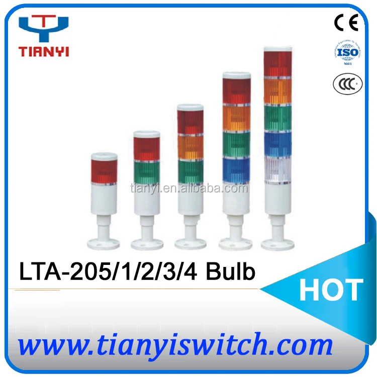 
TIANYI LTA-205 LED/Flash Multi-signal lamp, Signal tower light, Industrial Signal Tower light 