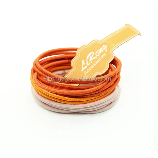 
Simple style elastic hair bands custom multi color accessories woman cheap wholesale 