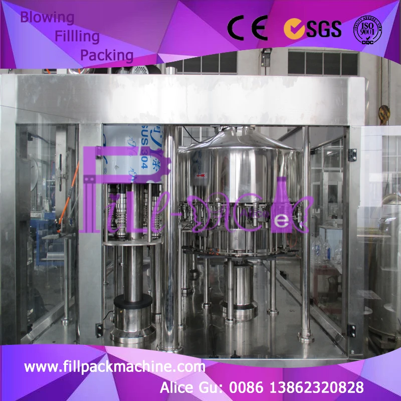 10L открытия воздушного конвейер Франция Schneider розлива бутилированной воды/line/блок