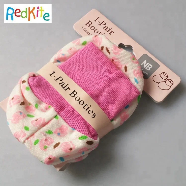 Wholesale Comfortable 12 Pair / Bag Super Lovely NB Newborn Cotton Shoes Baby Booties Socks