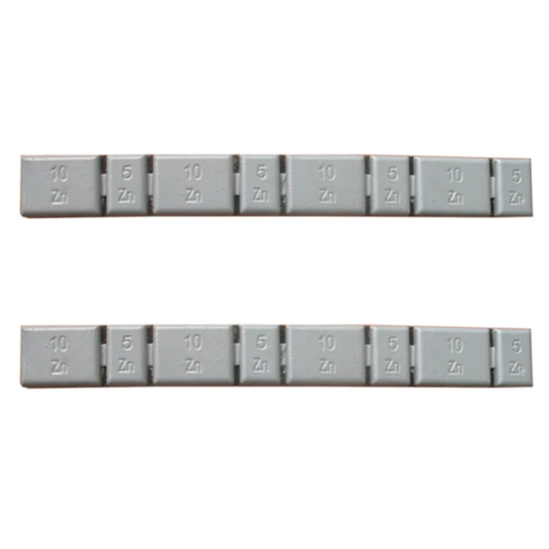 car zn/zinc adhesive chrome stick on wheel balancing weight