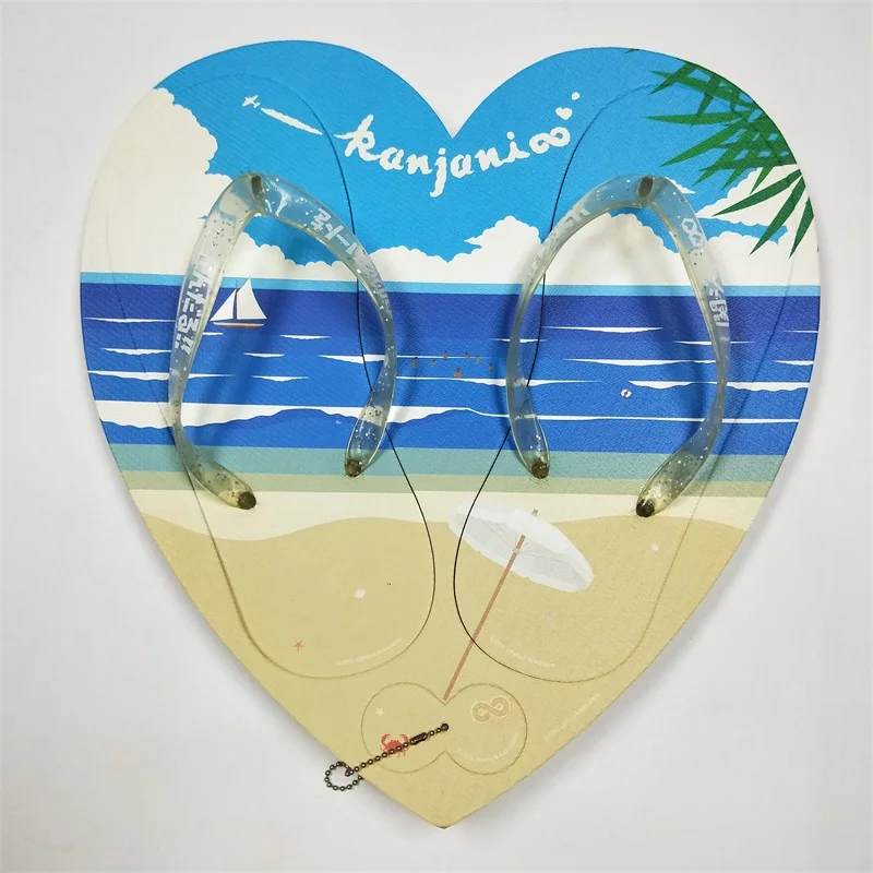 
2018 Beach Style Advertising Gift Promotional EVA Board Flip Flops Slippers 