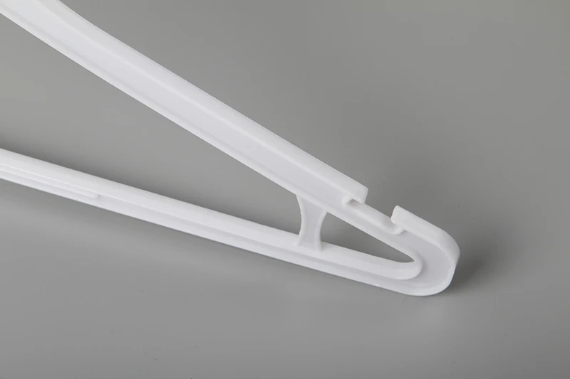 Flat plastic clothes peg hanger,plastic translucent hangers