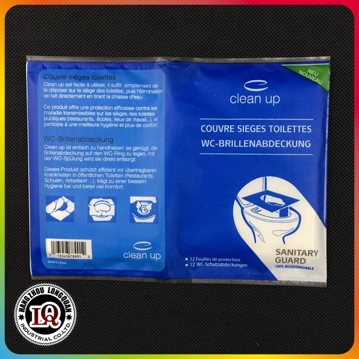 Portable Take Away Toilet Seat Cover Paper