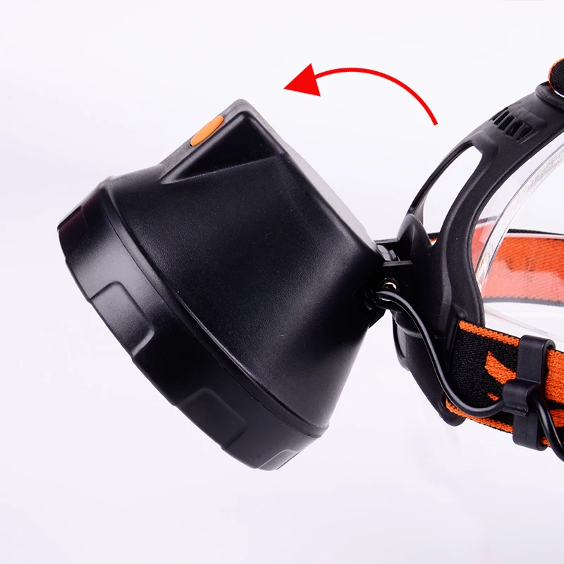 Super Bright 10W 1000 Lumen Long Range ABS Plastic Underground Rechargeable Led Mining Head Torch