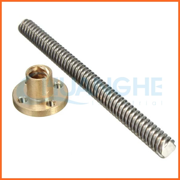 Miniature trapezoidal lead screw 4mm diameter threaded rod