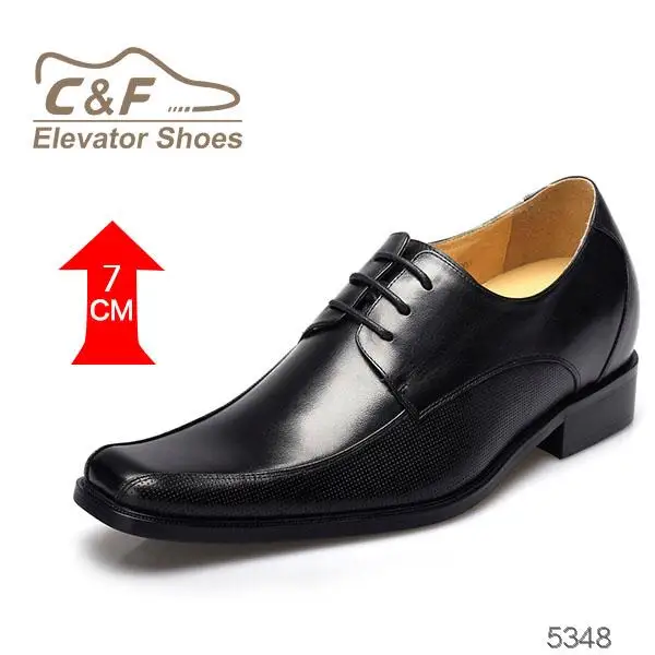 2017 высокое качество лифт обувь 100% кожаные ботинки мужские платья