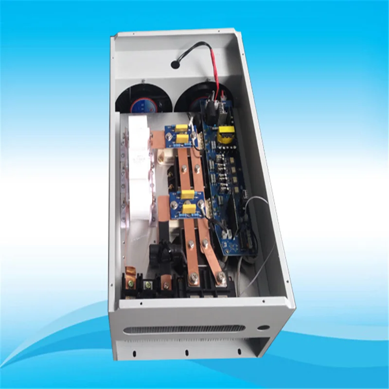 Electromagnetic induction heater for plastic extrusion