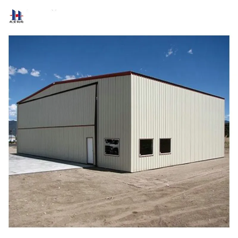 Assembling rust-proof long span steel frame structure warehouse workshop