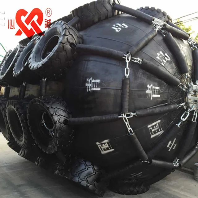 Yokohama Pneumatic rubber fender Excess Load using STS working press 0.05Mpa - 0.08 Mpa