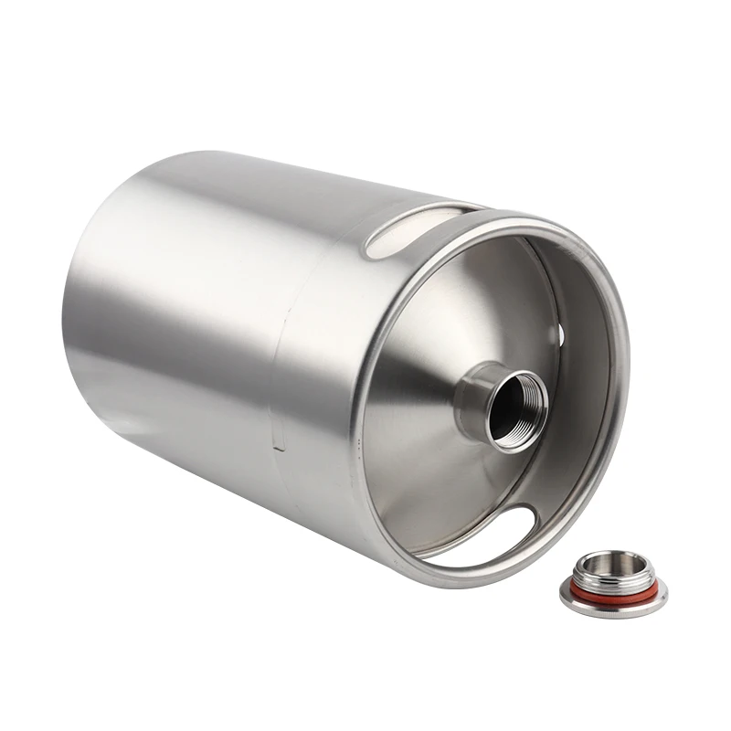 Home Brewing 5L Mini Beer Keg 170oz Beer Growler for Parties Camping Fishing with Custom Logo Provided